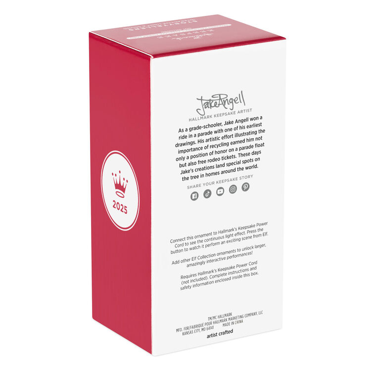 Elf Collection Jovie Keepsake Ornament package back image number 8