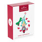 Girl Gnome in Red White Wreath Keepsake Ornament Packaging front image number 7