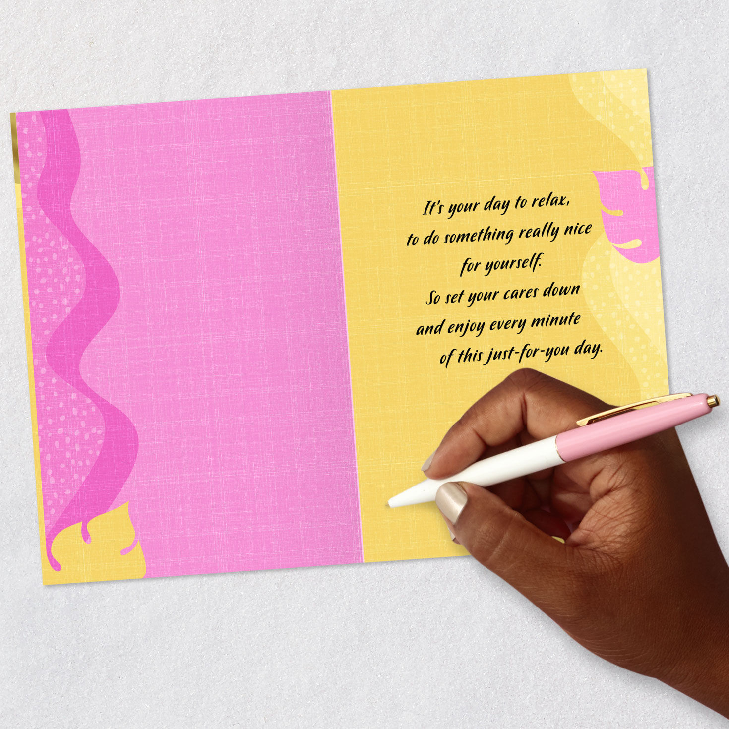 It's Your Day to Relax Mother's Day Card for Sis, , large image number 6