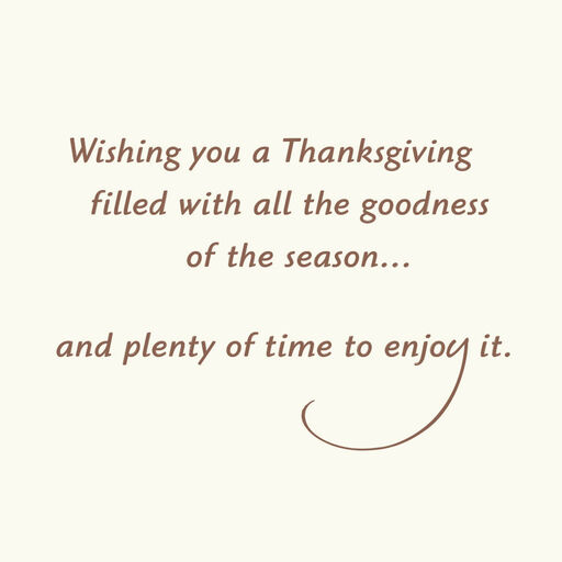 Goodness of the Season Happy Thanksgiving Card, 