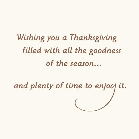 Goodness of the Season Happy Thanksgiving Card, , large image number 2