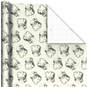 Smiling Santa Illustrations Christmas Wrapping Paper, 35 sq. ft., , large image number 1