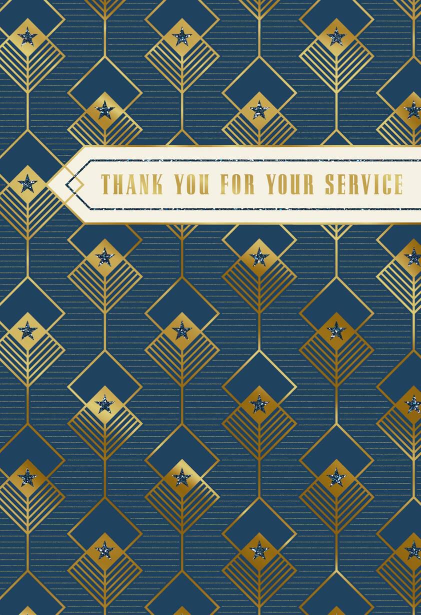 You're an Example Military Appreciation Card