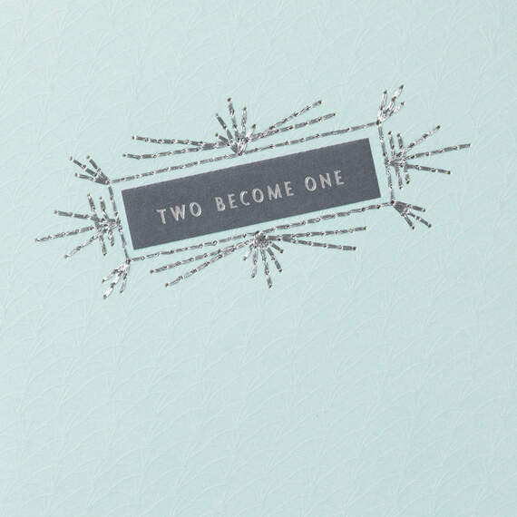 Two Become One Wedding Card for Couple, , large image number 4