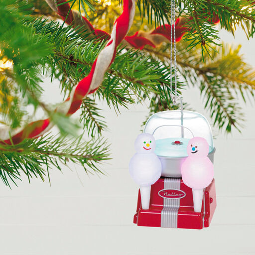 Cotton Candy Surprise Musical Ornament With Light, 