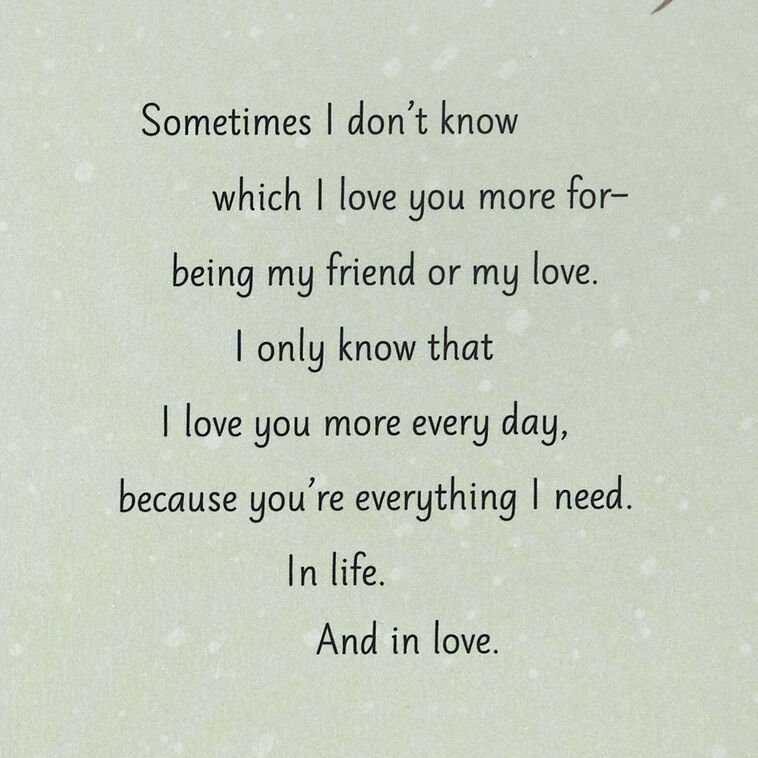 Cardinals in Snowy Forest Romantic Christmas Card Sentiment image number 2