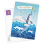 Glad You Exist Narwhal Custom Birthday Card, , large image number 2