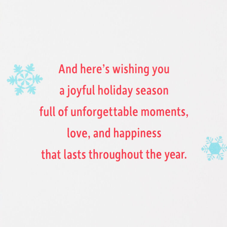 Festive Dots Christmas Card for Brother and Sister-in-Law Sentiment image number 2