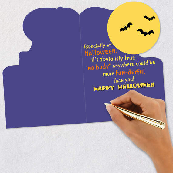 Trick or Treat Skeleton Halloween Card, , large image number 6