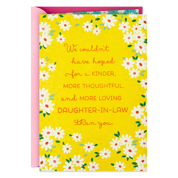 Kind, Thoughtful, Loving Mother's Day Card for Daughter-in-Law