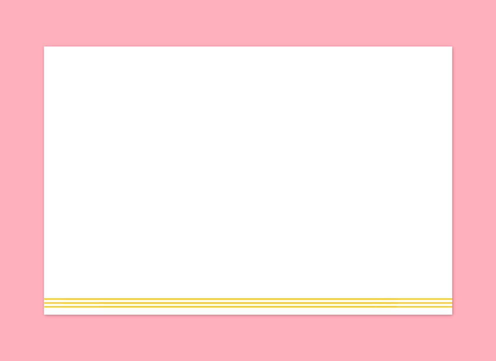 Flamingos Blank Thinking of You Card