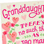 Valentines and Hugs Valentine's Day Card for Granddaughter, , large image number 4
