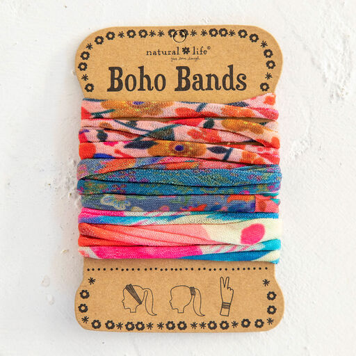 Natural Life Coral/Olive/Pink Boho Bands, Set of 3, 