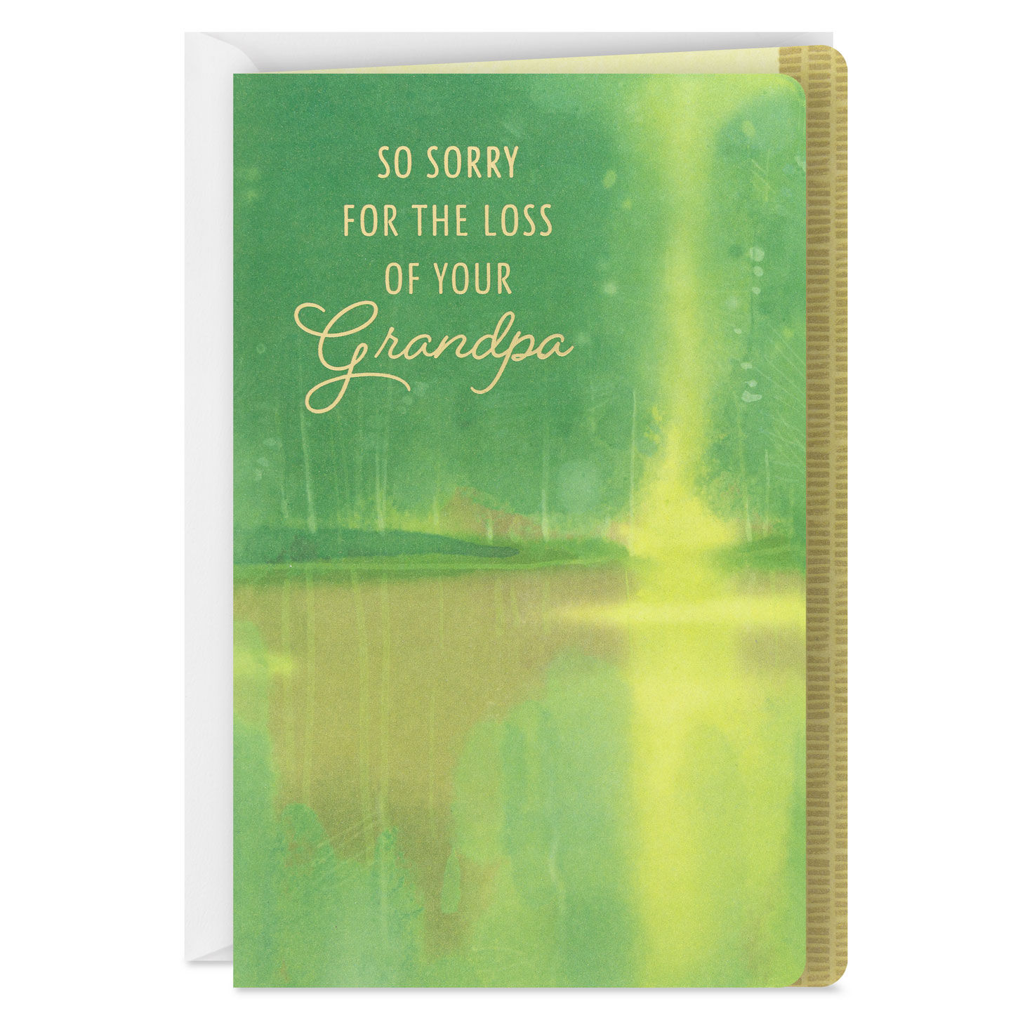 Wisdom, Memories and Love Sympathy Card for Loss of Grandpa