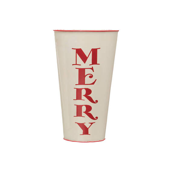 Merry Metal Container, 13.75", , large image number 1