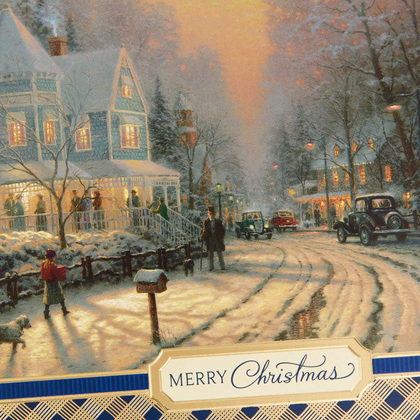 Thomas Kinkade Snowy Scenes Assorted Boxed Christmas Cards cover detail image number 6