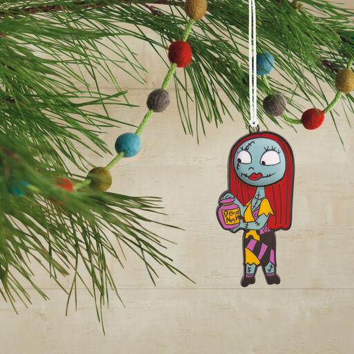 Disney Tim Burton's The Nightmare Before Christmas Sally Metal With Dimension Hallmark Ornament, 