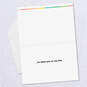 Personalized Lucky Me Rainbow Stripes Photo Card, , large image number 2