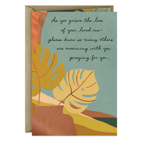 As You Grieve a Beloved Soul Sympathy Card
