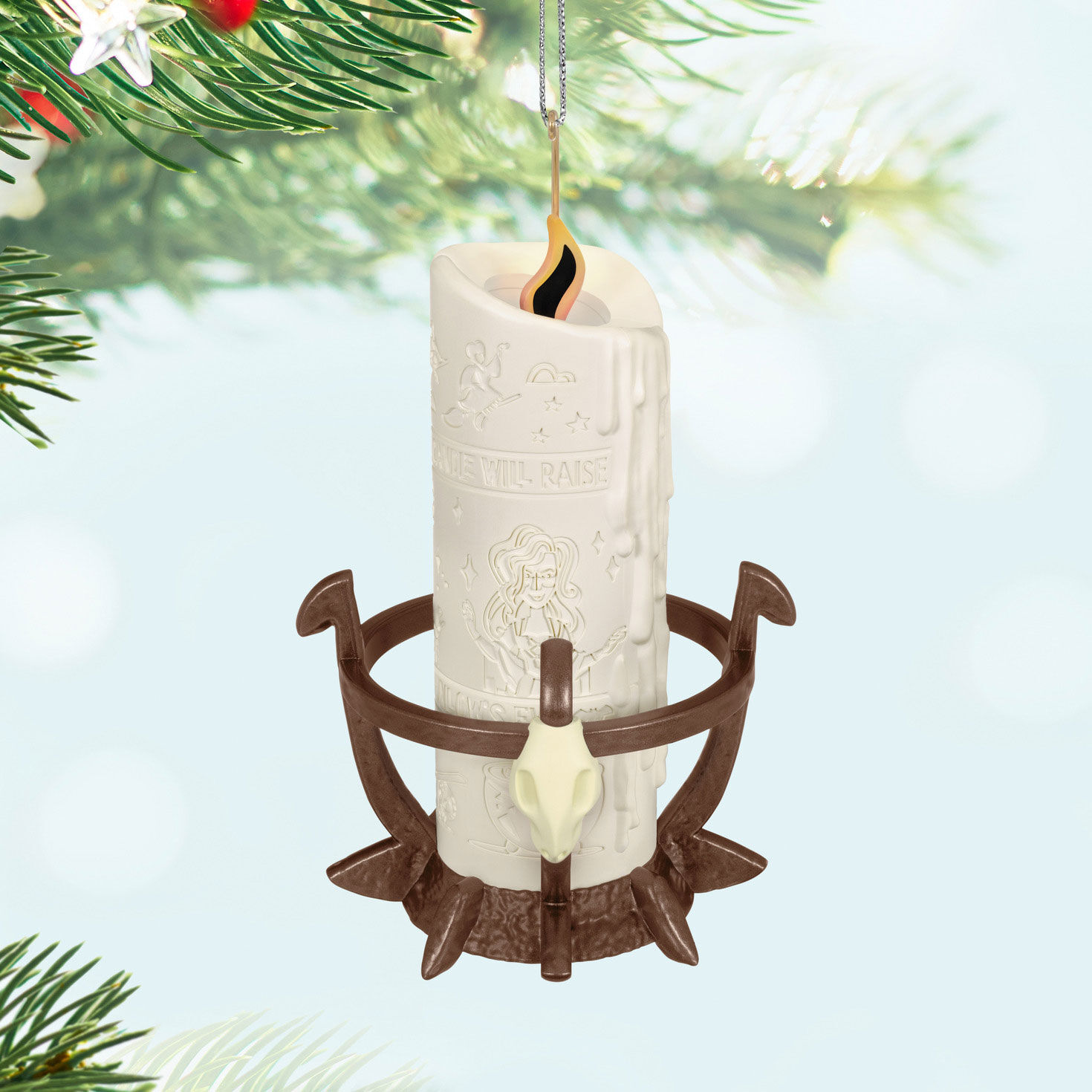 Disney Hocus Pocus Summoning the Sanderson Sisters Ornament With Light and Motion, , large image number 2