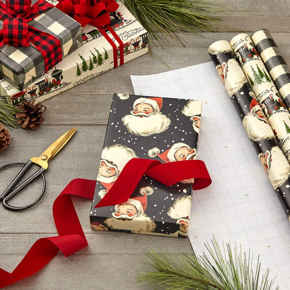 Old-Fashioned Christmas 3-Pack Wrapping Paper, 120 sq. ft., , large image number 3