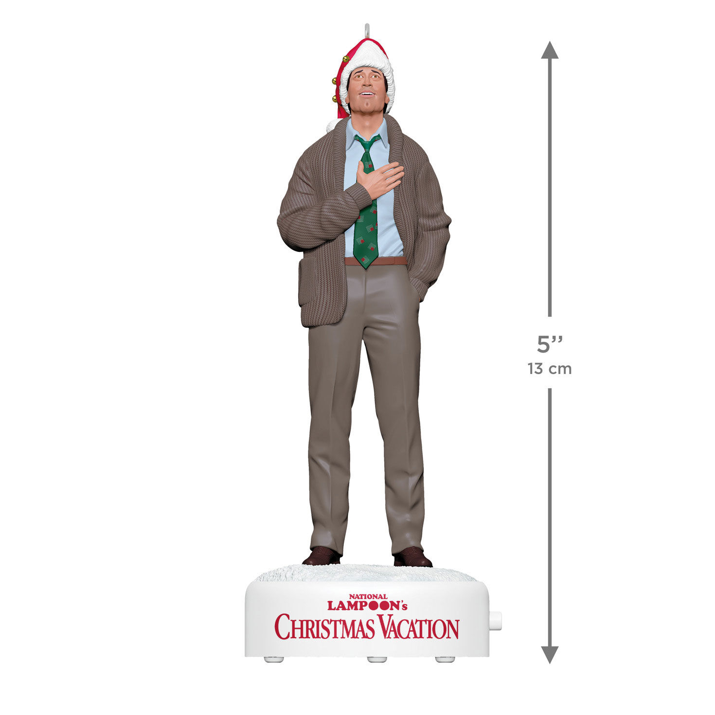 Clark Hand on Heart Keepsake Ornament measurement image number 3