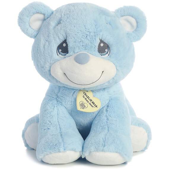 Precious Moments Blue Charlie Bear Stuffed Animal, 15", , large image number 1