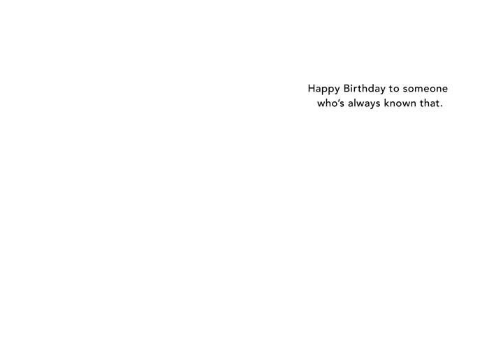 It's the Attitude Funny Birthday Card