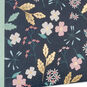 Floral on Dark Green Medium Gift Bag Base/Side Detail image number 5