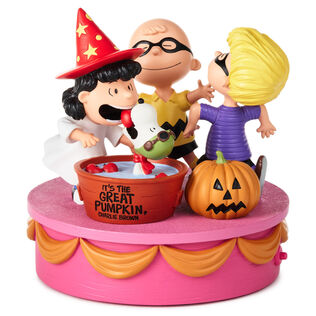 Peanuts® Great Pumpkin 60th Anniversary Apple Bobbing Figurine With Sound, 5.5"
