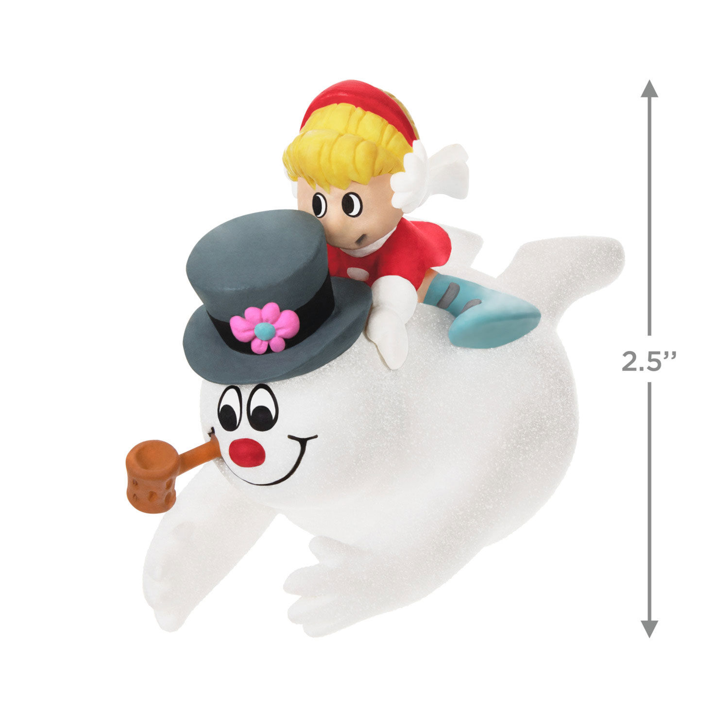 Frosty the Snowman and Karen Keepsake Ornament measurement image number 3