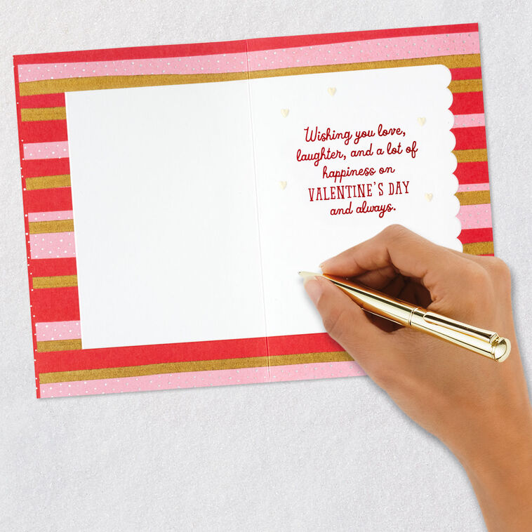 Love, Laughter and Lots of Happiness Valentine's Day Card, , large image number 6
