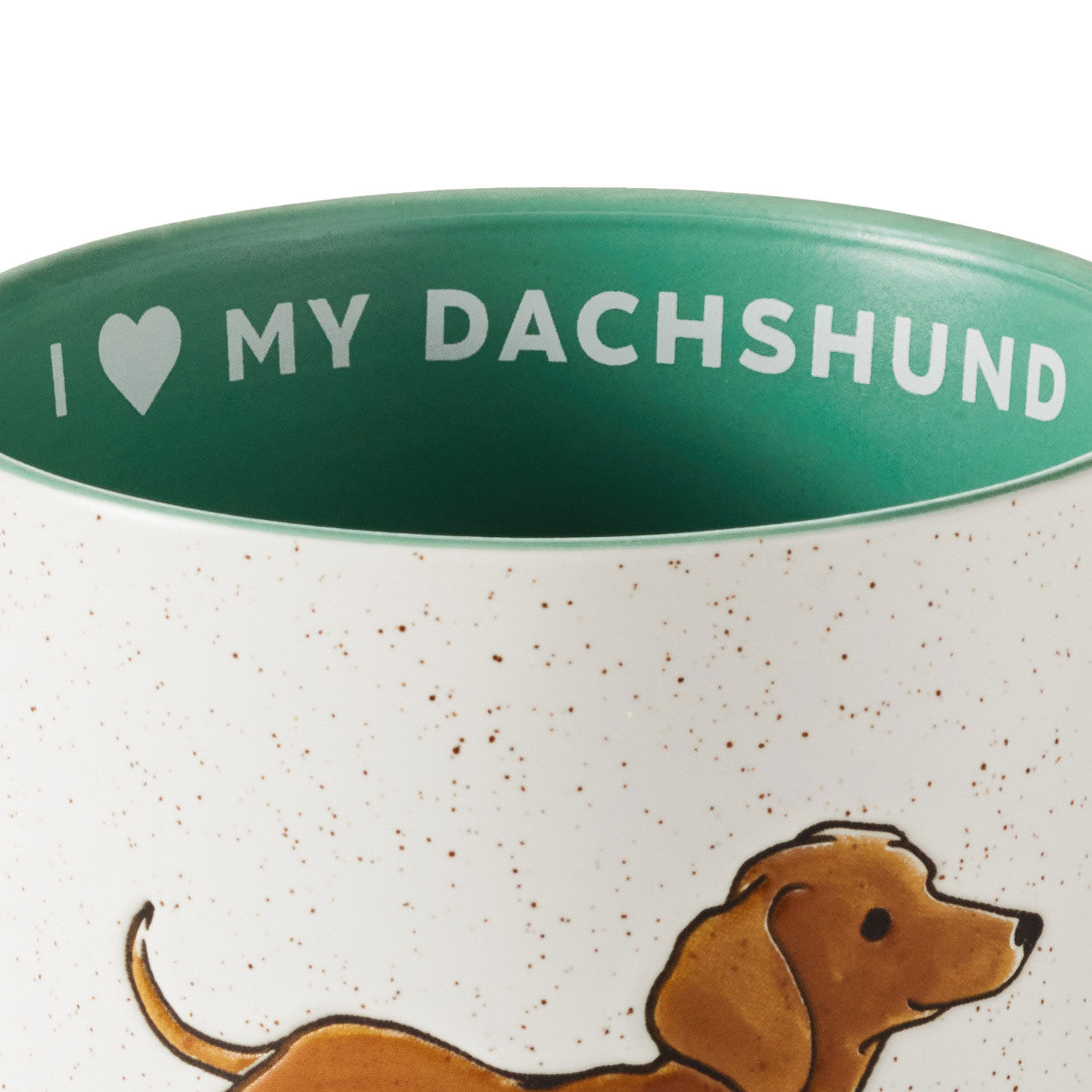 I Heart My Dachshund Ceramic Mug  image number 3