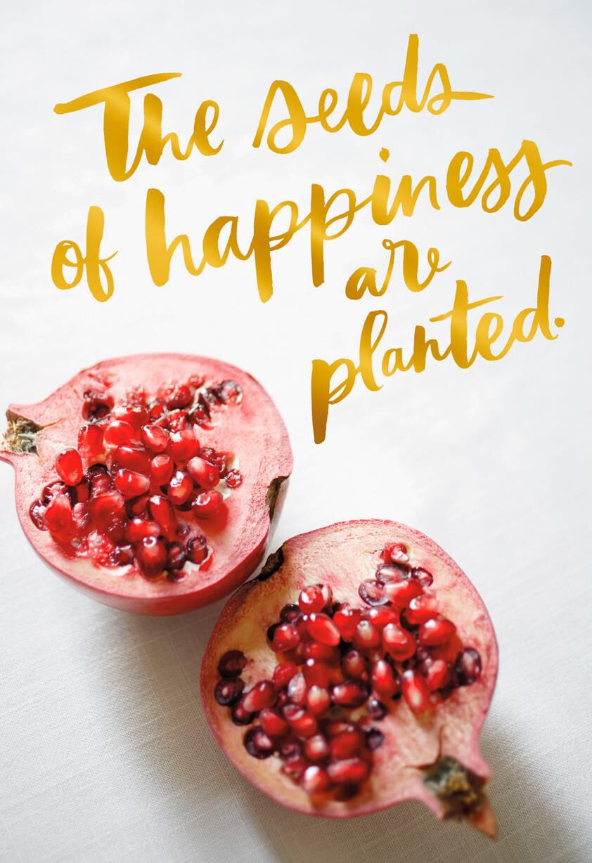 The Seeds of Happiness Are Planted Rosh Hashanah Card