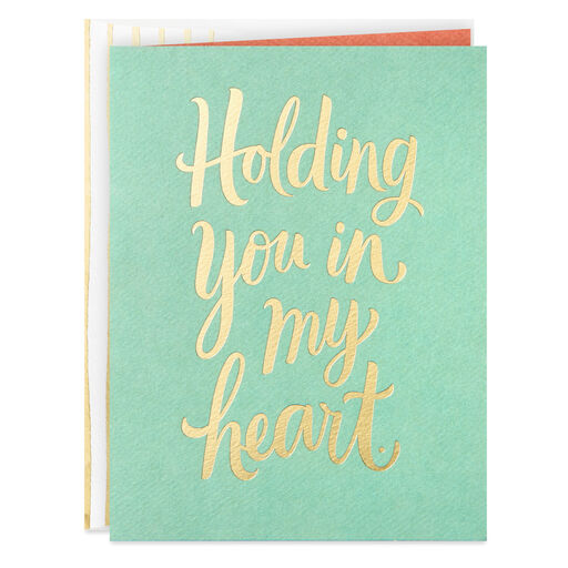 In My Heart and Thoughts Sympathy Card, 