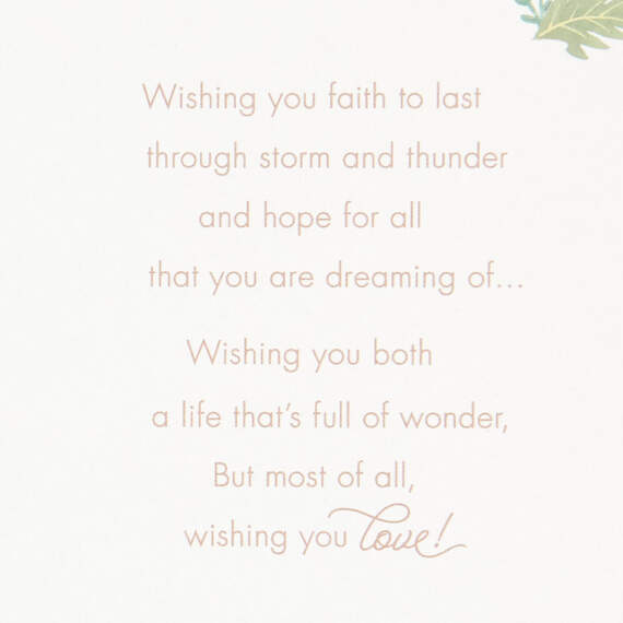 A Wish For Your Marriage Wedding Card, , large image number 3