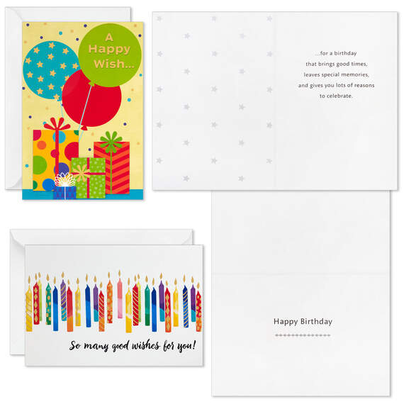 Cake and Candles Boxed Assorted Birthday Cards, Pack of 72, , large image number 5