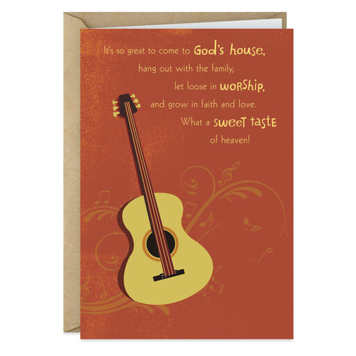 A Sweet Taste of Heaven Religious Clergy Appreciation Card, 