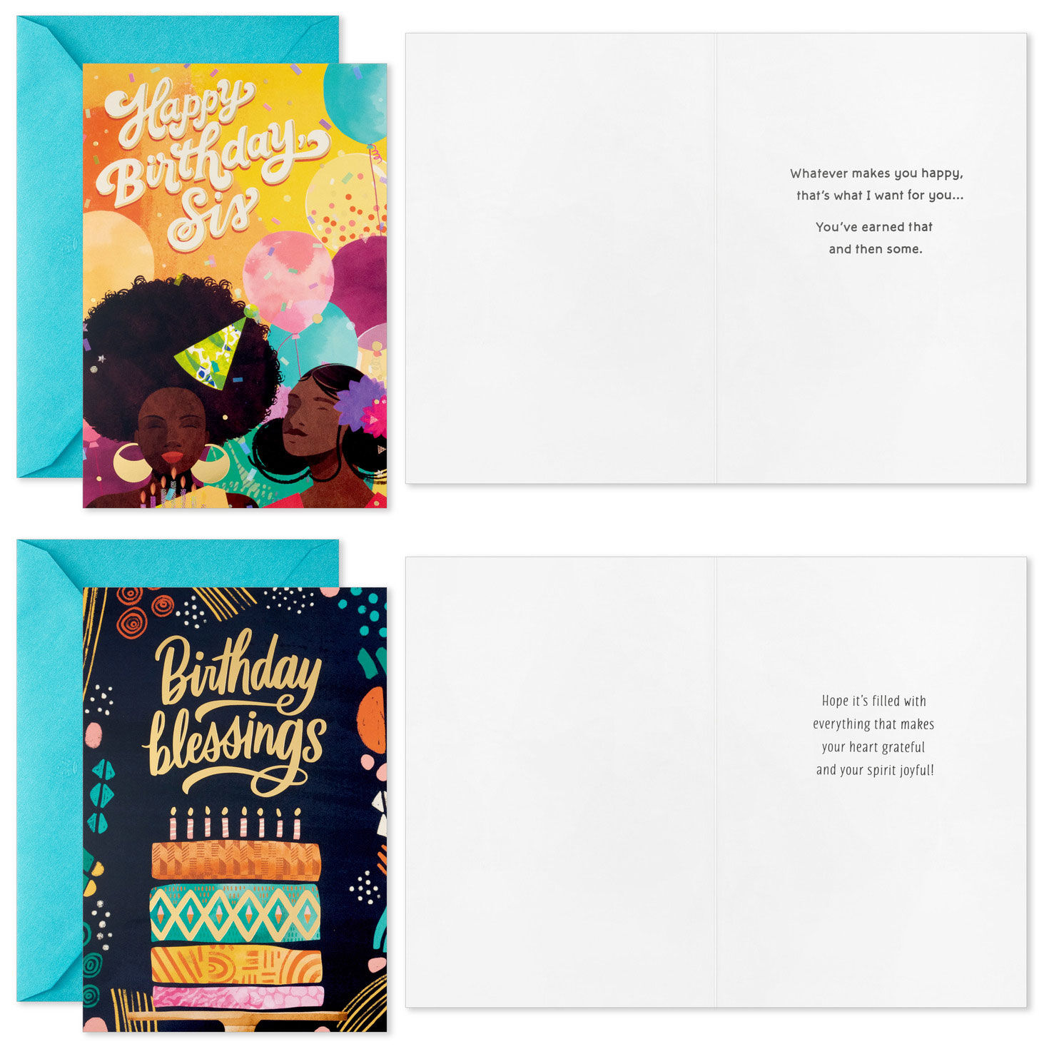 Bold and Uplifting Assorted Birthday Cards for Her, Pack of 16, , large image number 2