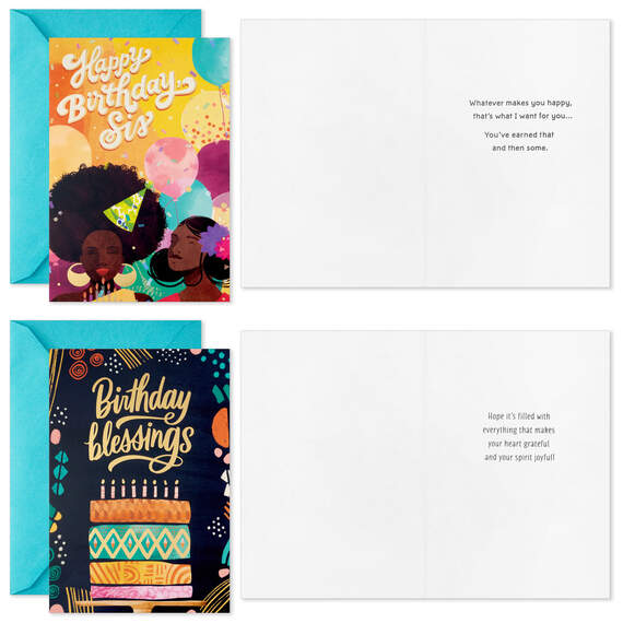 Bold and Uplifting Assorted Birthday Cards for Her, Pack of 16, , large image number 2