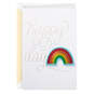Happy Day Sequin Rainbow Birthday Card, , large image number 1
