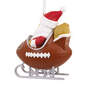 NFL San Francisco 49ers Santa Football Sled Hallmark Ornament, , large image number 5