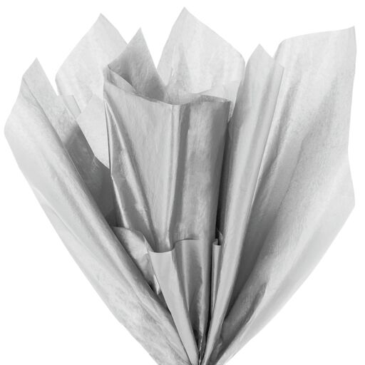 Silver Tissue Paper, 5 sheets, 