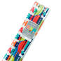 Birthday Celebration 3-Pack Reversible Wrapping Paper, , large image number 7