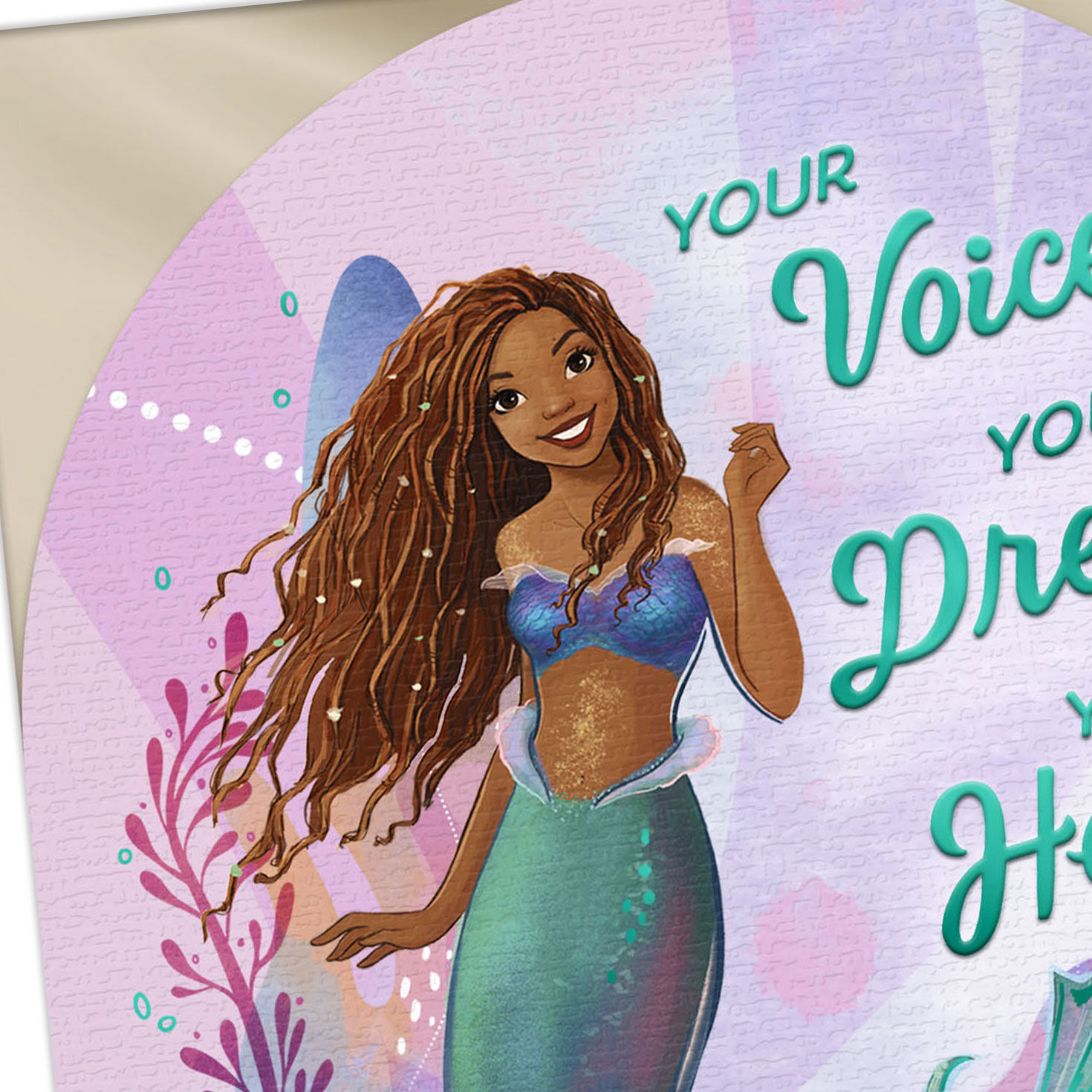 Disney The Little Mermaid Dreams and Heart Birthday Card for only USD 4.99 | Hallmark