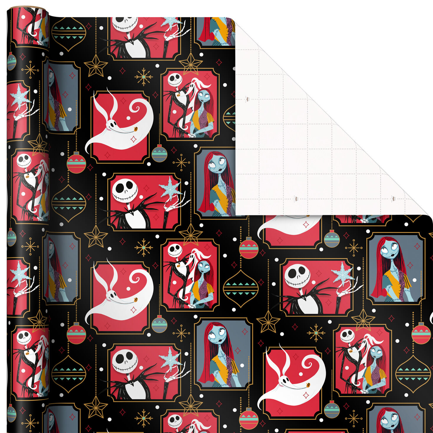 Nightmare Before Christmas Wrapping Paper Disney Tim Burton S The Nightmare Before Christmas Wrapping Paper 35 Sq Ft Wrapping Paper Hallmark