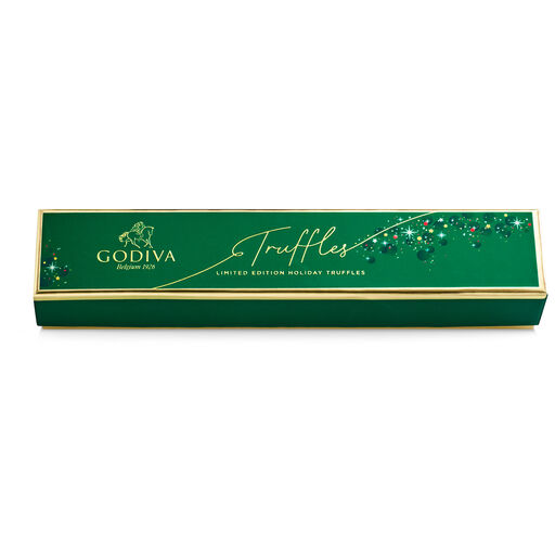 Godiva Chocolate Truffle Flight Holiday Gift Box, 6 pieces, 