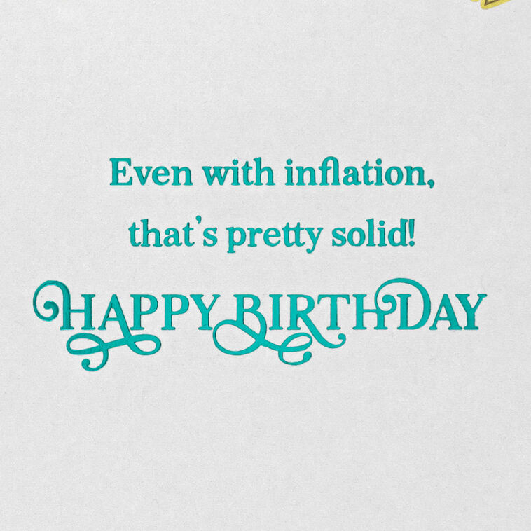 You Still Look Like a Million Bucks Funny Birthday Card, , large image number 2