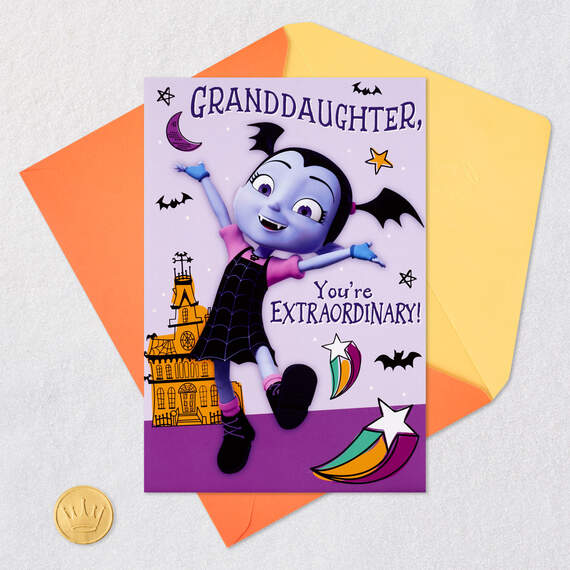 Disney Junior Vampirina Extraordinary Halloween Card for Granddaughter, , large image number 5