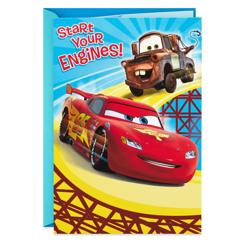 Disney Pixar Cars Lightning Mcqueen And Mater Start Your Engines
